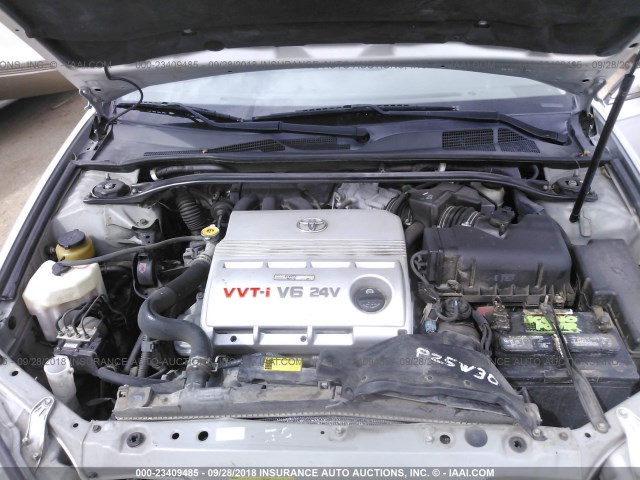 4T1BF32K36U115695 - 2006 TOYOTA CAMRY LE/XLE/SE SILVER photo 10