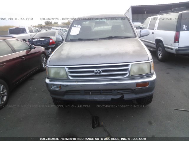 JT4UN24D0T0023939 - 1996 TOYOTA T100 XTRACAB SR5 GRAY photo 6