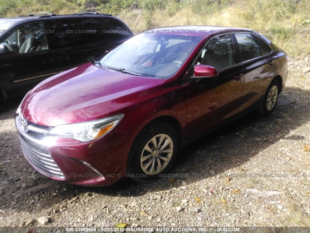 4T1BF1FK5GU503625 - 2016 TOYOTA CAMRY LE/XLE/SE/XSE 栗色 照片 2