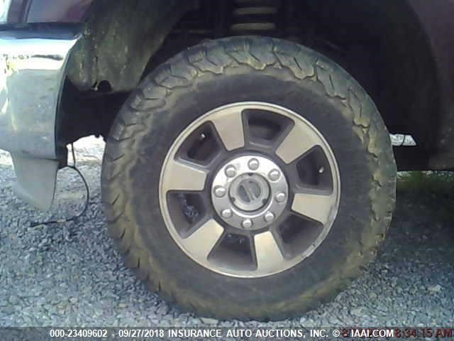 1FT8W3BT2BEC39274 - 2011 FORD F350 SUPER DUTY RED photo 8