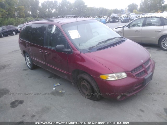 1B4GP44L6XB840267 - 1999 DODGE GRAND CARAVAN SE/SPORT BURGUNDY photo 1