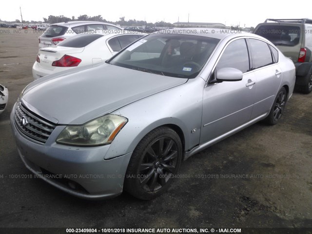 JNKAY01E76M102810 - 2006 INFINITI M35 SPORT SILVER photo 2