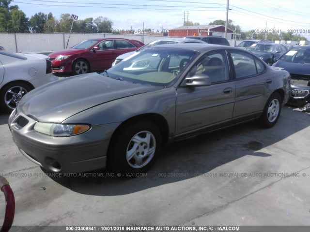 1G2WK52J52F169524 - 2002 PONTIAC GRAND PRIX SE BROWN photo 2