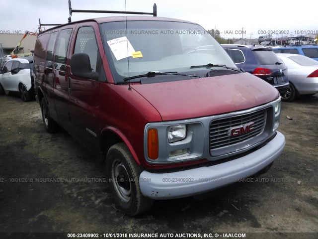 1GTGG25R2V1054950 - 1997 GMC SAVANA G2500 RED photo 1