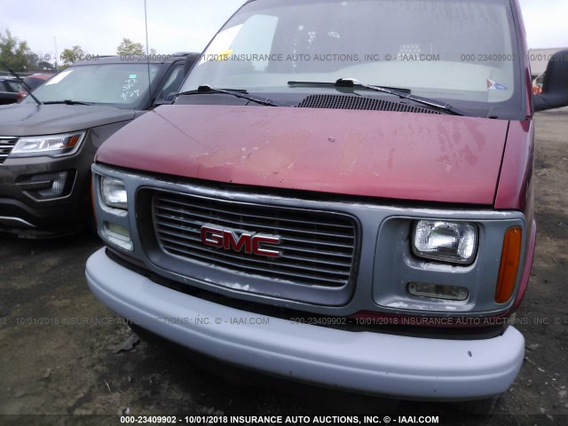 1GTGG25R2V1054950 - 1997 GMC SAVANA G2500 RED photo 6