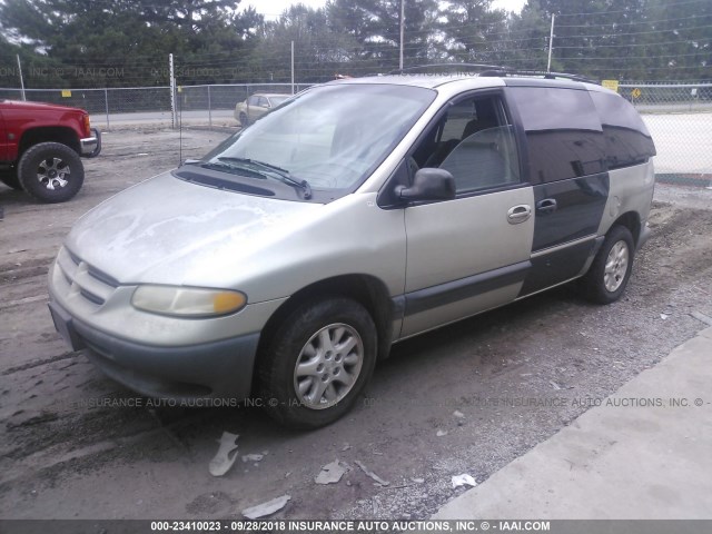 2B4GP45G3XR467238 - 1999 DODGE CARAVAN SE/SPORT GREEN photo 2