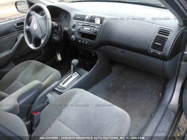 2HGES16345H513716 - 2005 HONDA CIVIC DX VP GRAY photo 5