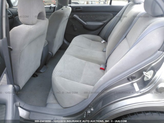 2HGES16345H513716 - 2005 HONDA CIVIC DX VP GRAY photo 8