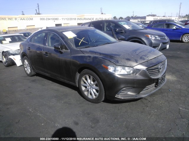 JM1GJ1U55G1414550 - 2016 MAZDA 6 SPORT GRAY photo 1