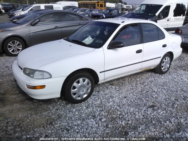 1Y1SK5363RZ065347 - 1994 GEO PRIZM LSI WHITE photo 2