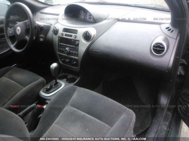 1G8AW18B47Z190884 - 2007 SATURN ION LEVEL 3 GRAY photo 5