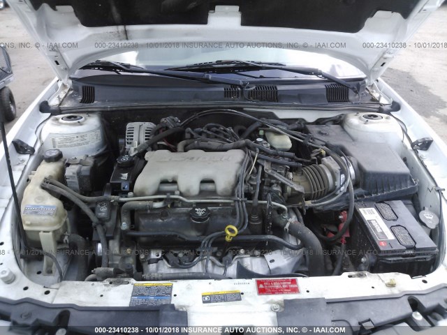 1G3NF52E04C131380 - 2004 OLDSMOBILE ALERO GLS 白色 照片 10