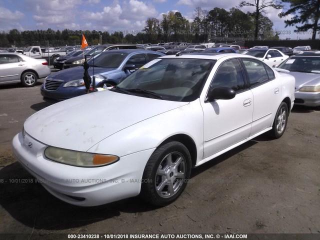 1G3NF52E04C131380 - 2004 OLDSMOBILE ALERO GLS 白色 照片 2