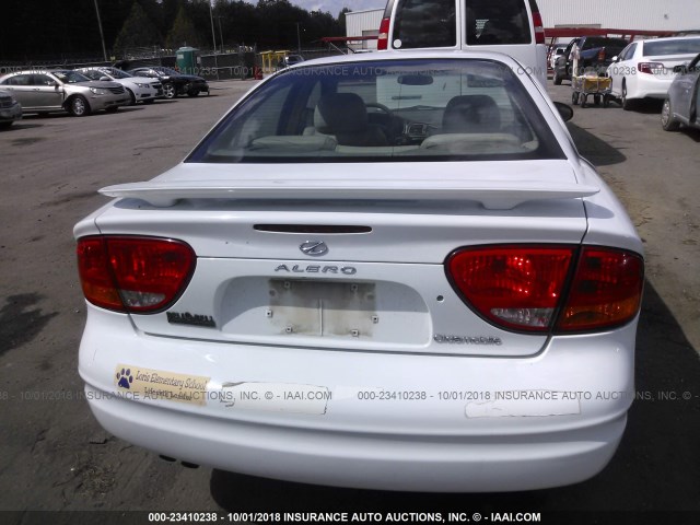 1G3NF52E04C131380 - 2004 OLDSMOBILE ALERO GLS 白色 照片 6