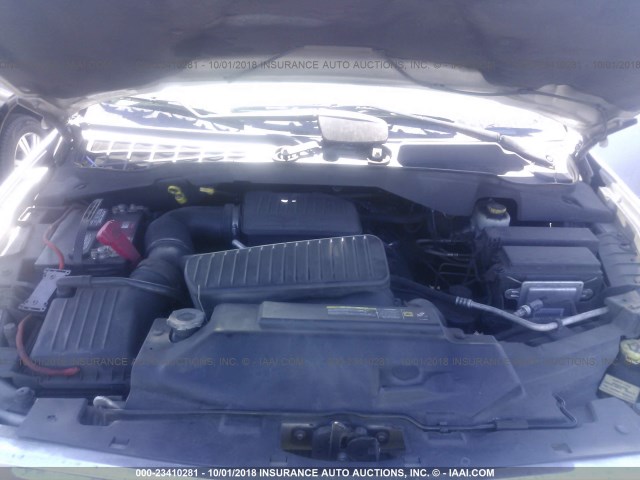 1A8HX58N27F560369 - 2007 CHRYSLER ASPEN LIMITED SILVER photo 10