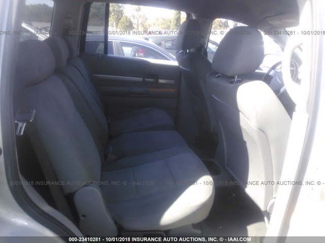 1A8HX58N27F560369 - 2007 CHRYSLER ASPEN LIMITED SILVER photo 8