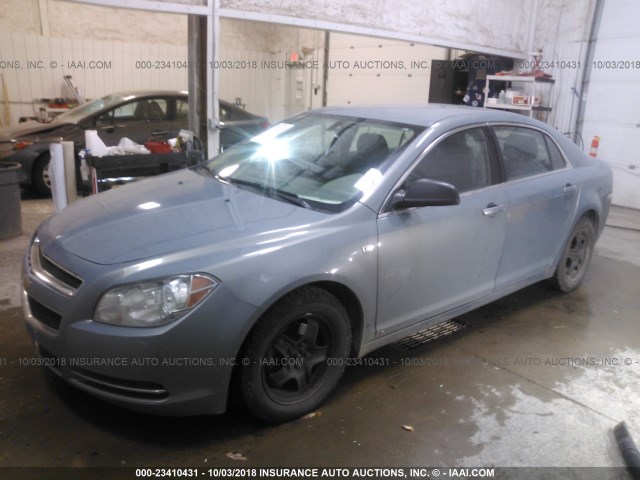 1G1ZG57B384267024 - 2008 CHEVROLET MALIBU LS 蓝色 照片 2