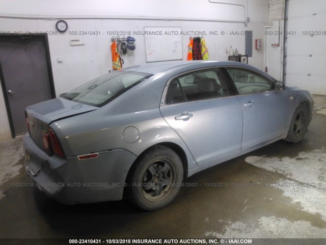1G1ZG57B384267024 - 2008 CHEVROLET MALIBU LS 蓝色 照片 4