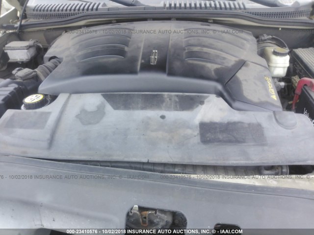 5LMEU88H35ZJ34239 - 2005 LINCOLN AVIATOR BEIGE photo 10