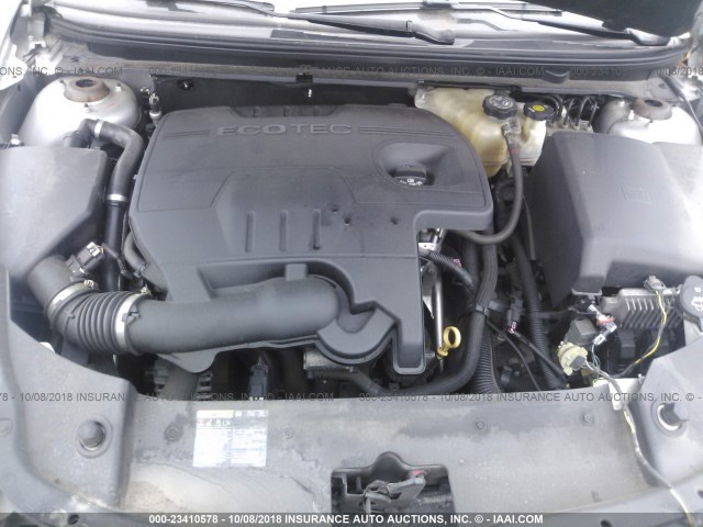 1G1ZC5E1XBF228948 - 2011 CHEVROLET MALIBU 1LT SILVER photo 10