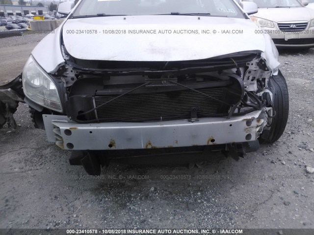 1G1ZC5E1XBF228948 - 2011 CHEVROLET MALIBU 1LT SILVER photo 6