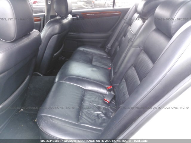 JT8BL69S020008477 - 2002 LEXUS GS 430 SILVER photo 8