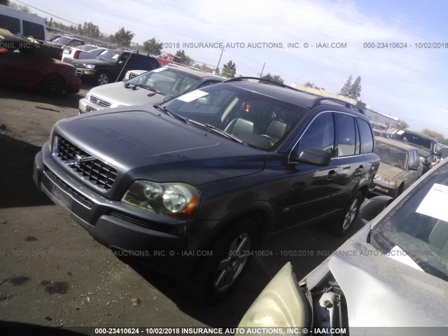 YV1CM592X51214721 - 2005 VOLVO XC90 GRAY photo 2