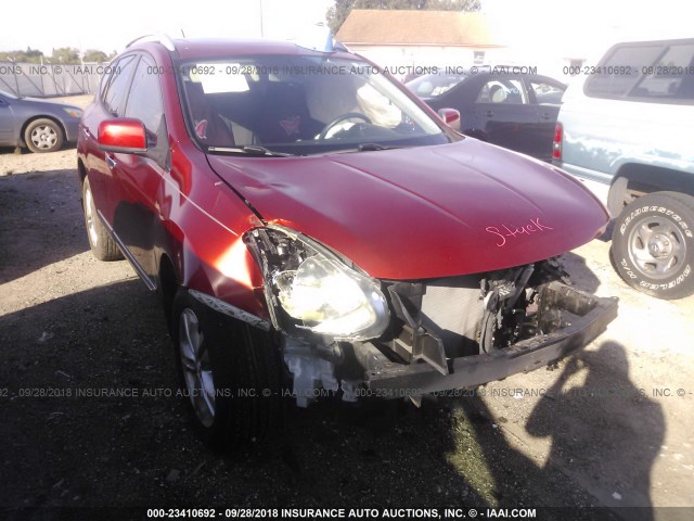 JN8AS5MT7DW518307 - 2013 NISSAN ROGUE S/SV RED photo 6