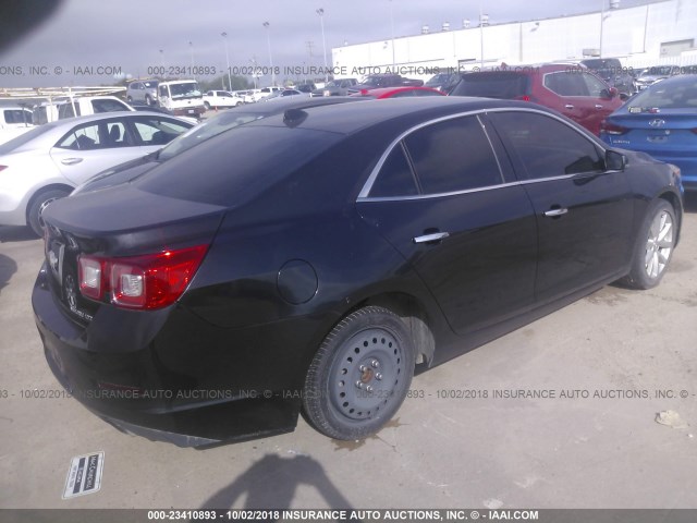 1G11H5SL9EF253462 - 2014 CHEVROLET MALIBU LTZ შავი ფოტო 4