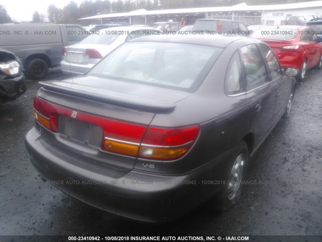 1G8JW52R7YY693409 - 2000 SATURN LS2 PURPLE photo 4