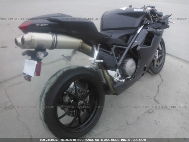 ZDM1XBGV5AB011938 - 2010 DUCATI 848 BLACK photo 4