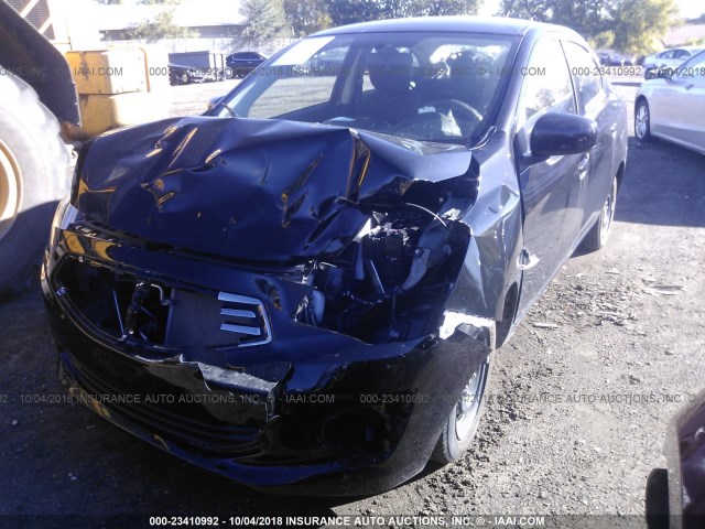 ML32F3FJ0JHF12116 - 2018 MITSUBISHI MIRAGE G4 ES შავი ფოტო 2