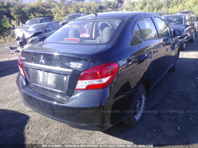 ML32F3FJ0JHF12116 - 2018 MITSUBISHI MIRAGE G4 ES შავი ფოტო 4