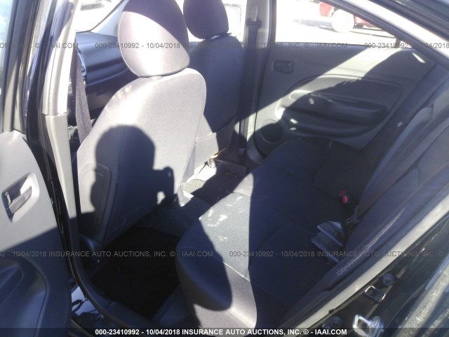 ML32F3FJ0JHF12116 - 2018 MITSUBISHI MIRAGE G4 ES შავი ფოტო 8