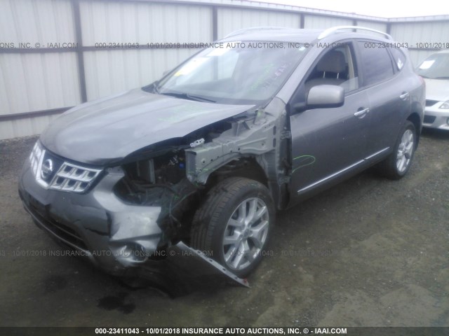 JN8AS5MV1BW669254 - 2011 NISSAN ROGUE S/SV/KROM GRAY photo 2