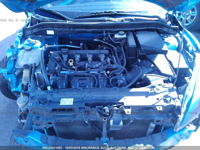 JM1BL1H57A1112859 - 2010 MAZDA 3 S BLUE photo 10