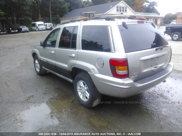 1J8GW58N94C176455 - 2004 JEEP GRAND CHEROKEE LIMITED SILVER photo 3