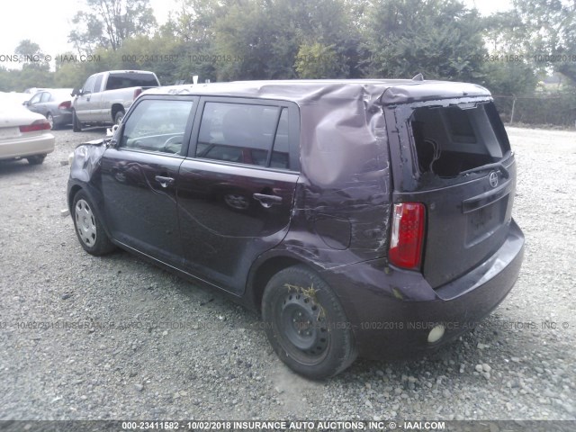 JTLKE50E081002876 - 2008 TOYOTA SCION XB Bənövşəyi foto 3