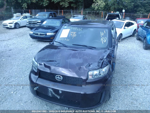 JTLKE50E081002876 - 2008 TOYOTA SCION XB Bənövşəyi foto 6