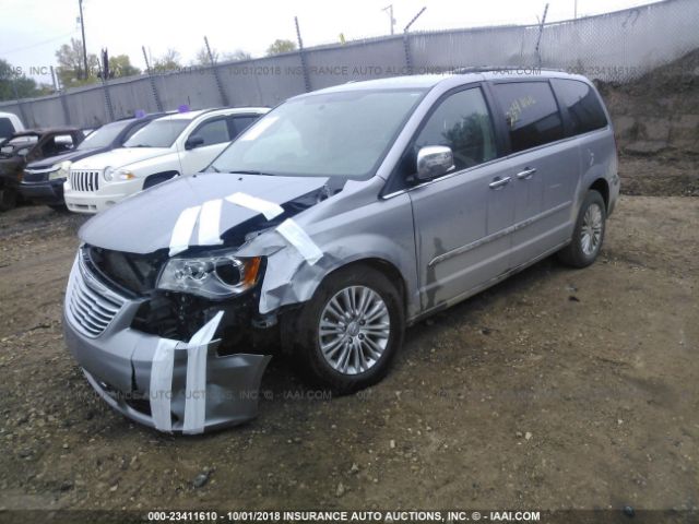 2C4RC1CG7FR638371 - 2015 CHRYSLER TOWN & COUNTRY TOURING L SILVER photo 2