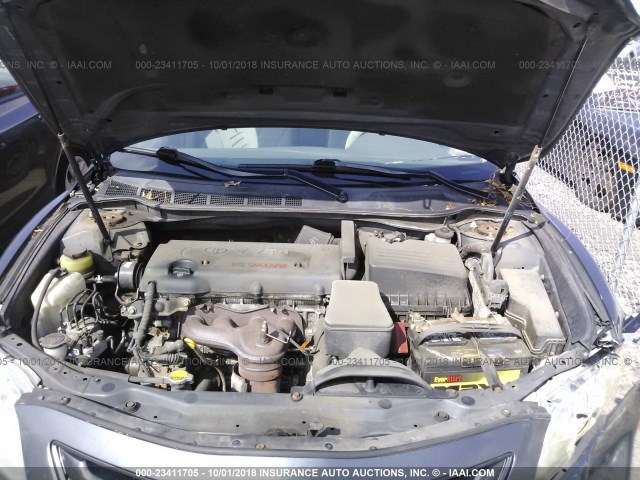 4T1BE46K27U727603 - 2007 TOYOTA CAMRY NEW GENERAT CE/LE/XLE/SE GRAY photo 10