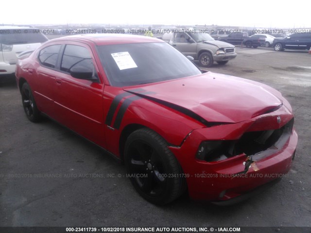 2B3KA53H97H782245 - 2007 DODGE CHARGER R/T RED photo 1