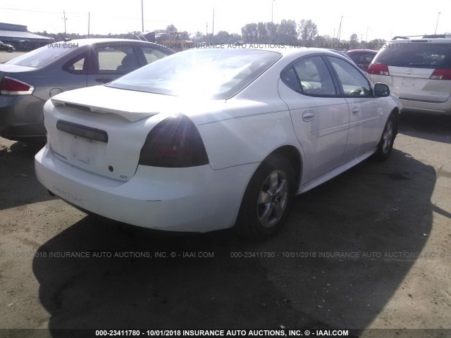 2G2WS522541140706 - 2004 PONTIAC GRAND PRIX GT2 WHITE photo 4