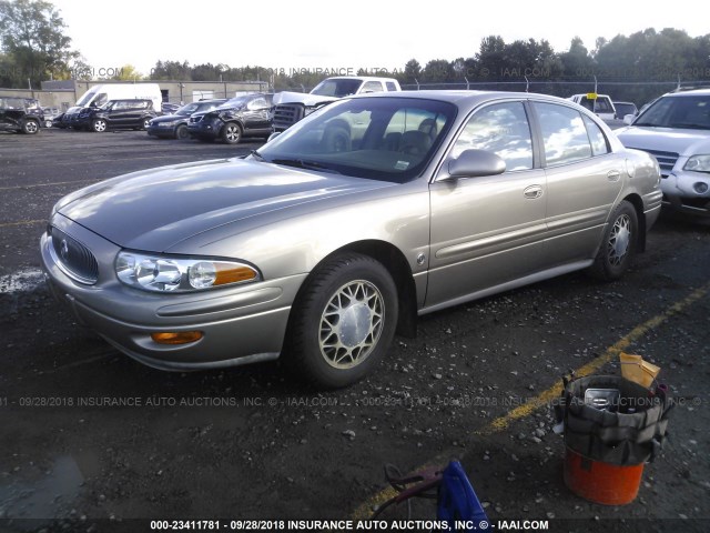 1G4HR54K6YU281402 - 2000 BUICK LESABRE LIMITED TAN photo 2