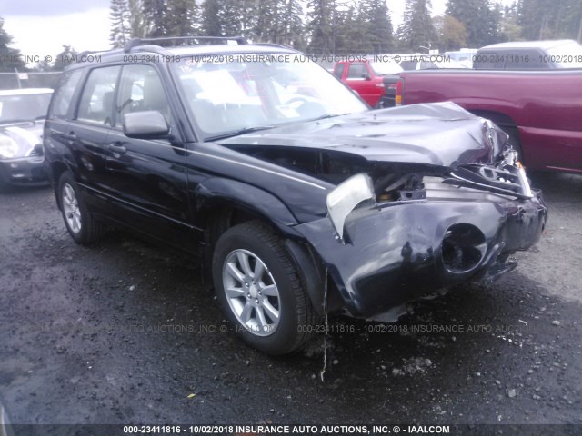 JF1SG65615H706350 - 2005 SUBARU FORESTER 2.5XS 黑色 照片 1