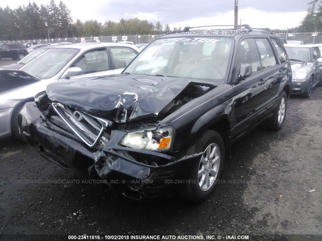 JF1SG65615H706350 - 2005 SUBARU FORESTER 2.5XS 黑色 照片 2