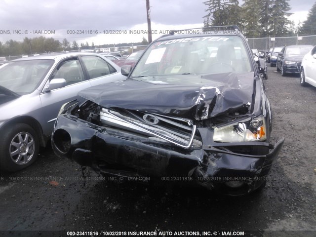 JF1SG65615H706350 - 2005 SUBARU FORESTER 2.5XS 黑色 照片 6