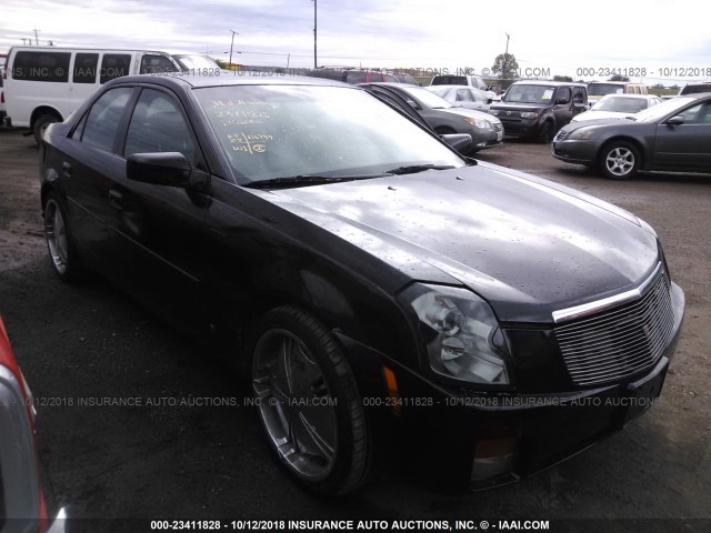 1G6DP577570183521 - 2007 CADILLAC CTS HI FEATURE V6 BLACK photo 1