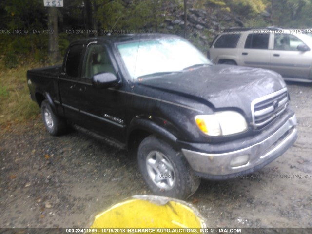 5TBBT4811YS017217 - 2000 TOYOTA TUNDRA ACCESS CAB LIMITED BLACK photo 1