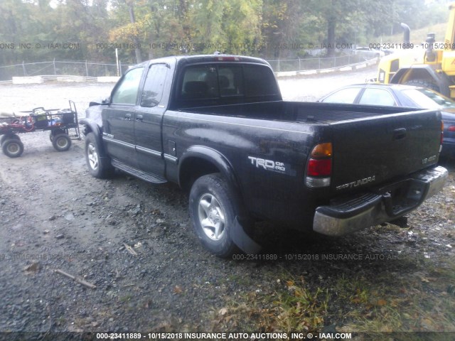 5TBBT4811YS017217 - 2000 TOYOTA TUNDRA ACCESS CAB LIMITED BLACK photo 3